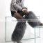New Design Ladies High Knee Boots Fur Socks Mongolian Sheep Fur Leg Warmers