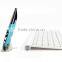 2016 new design patent 2.4G touch pen mouse & modern colored wireless keyboard combo without mouse hand