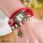 Promotional Cheap Leather Bracelet Wrist Watch For Wholesale
