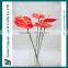 Anthurium real touch handmade decorative artificial flower