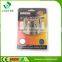 ABS material 60 lumens sport cap 6 led with clip plastic led cap light