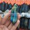 Natural Rock Labradorite Double Points Crystal Pillars