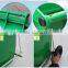 100L plastic garbage can rubber wheel trash can HD2WWP100C-G