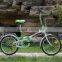 20 inch retro folding bike carbon steel single speed lady folding bike