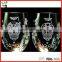 14oz, 16oz & 20oz Volume Available Wholesale Price Sugar Skull Wine Glass