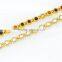 Unique women jewelry with gold magnetic zircon bracelet