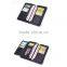 hot selling men's leather wallet with multi- card bits, mens travel lomg wallet clutch bag