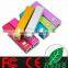 Shenzhen Factory offer portable power bank 2600mAh/2000mAh emergency mobile phone charger