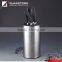6 pcs forged pom handle kitchen knife set with s.s utility block