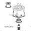 Singapore UL Listed LED Corn Lamp, 45W with SAMSUNG 5630 LEDs and Rubycon Capacitors, Screw-In IP64 retrofit led corn lamp