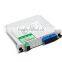 1x2 1x4 1x8 1x16 1x32 fiber optic splitter, inserted type optical splitter with SC connector