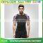 Factory price custom mens gym fittness tight-fitting quick dry sport t shirt