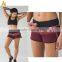 Fashion women yoga wear sports shorts custom running shorts