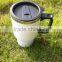Double wall thermos travel mug with your own design