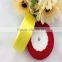 Wholesale Single Face China Red 100% Polyester Satin Ribbon Roll For Festival Wedding Party Decoration 25 yds/roll