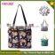 2016 Collapsible shopping bag cheap cartoon printed folding shopping bag