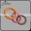 Fashion Glittering Fabric Telephone Wire Ealstic Hair Band Ponytail Holders Hair Accessories Scrunchy FHHTA0011