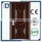 2016 new residential exterior single leaf steel door and frames