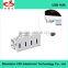 Aluminum usb3.0 4 por hub for Shelves or Desks that is 1" thick or less [sliver] with LEDS