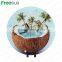 Fashion wholesale L300*H300*W5mm toughened sublimation glass digital clock