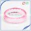 Stock!12pcs per Box Mix Color Clear High-bright Plastic Resin Bangle for Women