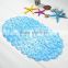 Pattern print bathroom mat shower room anti-slip mat tub sink mat