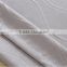 280cm width polyester embossed blackout curtain fabric 3d effect silver color