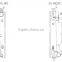 china good price for saab aluminum radiator plastic tank with car accessories