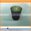 Muti-colored Candle With Metallic Glass Jar; Decorative Candle Jar