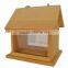 2015 china suppliers sale ISO9001&FSC&SA8000 hanging wild wooden bird feeder in pet cages,carriers&house