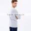 Longline tee heather grey tee shirt LS style