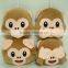 6" Emoji monkey plush toy monkey hanging toys plush animal key chain