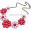 Fashion Flower Statement Necklace Jewelry