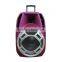 Colourful 10 inch PA portable trolley bluetooth speaker