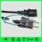 PSE Japan 7A 250V 2 pin plug extension cord with grounding wire and C13 plug