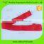Red 3.8cm*2m custom packing strap/reusable polyester luggage belt