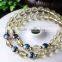 Smoky Quartz Crystal Bracelet With Beautiful Folwer for Wholesale Price