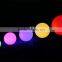 2015 Hot Sale 16 Color Change Plasitc Ball Shape Led Light