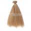 15cm length synthetic afro yaki hair piece for DIY doll wig