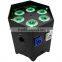Three Years Warranty Rechargeable Uplight Wireless Battery Powered Par Can 6in1 RGBWA+UV 6x18w LED Par Light