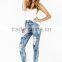 Search And Destroy women Skinny Jeans Dark Acid (LOTX282)