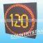 led radar speed traffic sign solar