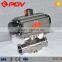 anti-explosion clamp sanitary pneumatic ball valve dn25