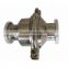 POV high quality cf8m sanitary welded manual directional check valve