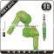 Fashion shoelace earphone for sport, in ear earphone
