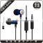 new design colorful metal earphone and free samples offered