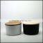 20oz large sprayed colored candle jars matte black glass candle holder
