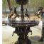 custom design casting bronze outdoor water fountain with horse NTBF-L401S