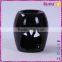 black wholesale ceramic oil burners for decoration