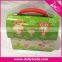 Green Coin Bag Shape Metal Tin Coin Bank Money Slot